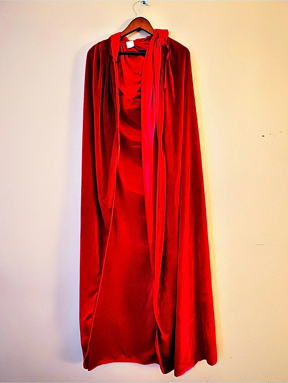 Red Hooded cape